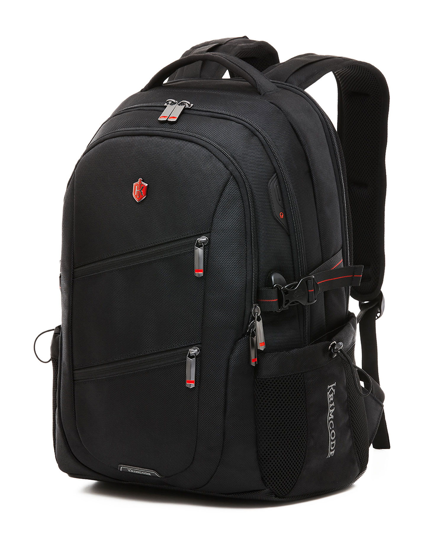 Smart Casual Backpack | Double Front Zipper | Krimcode